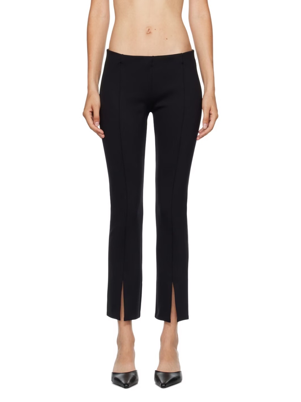 The Row Black Thide Pants